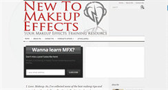 Desktop Screenshot of newtomakeupeffects.com