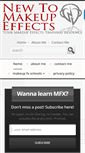 Mobile Screenshot of newtomakeupeffects.com
